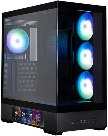 Корпус ATX Zalman P40 DS, Midi-Tower, без БП,  черный [p40 ds black]