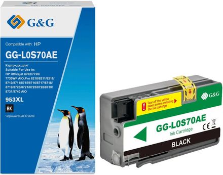 Картридж G&G GG-L0S70AE, №953XL, черный / GG-L0S70AE