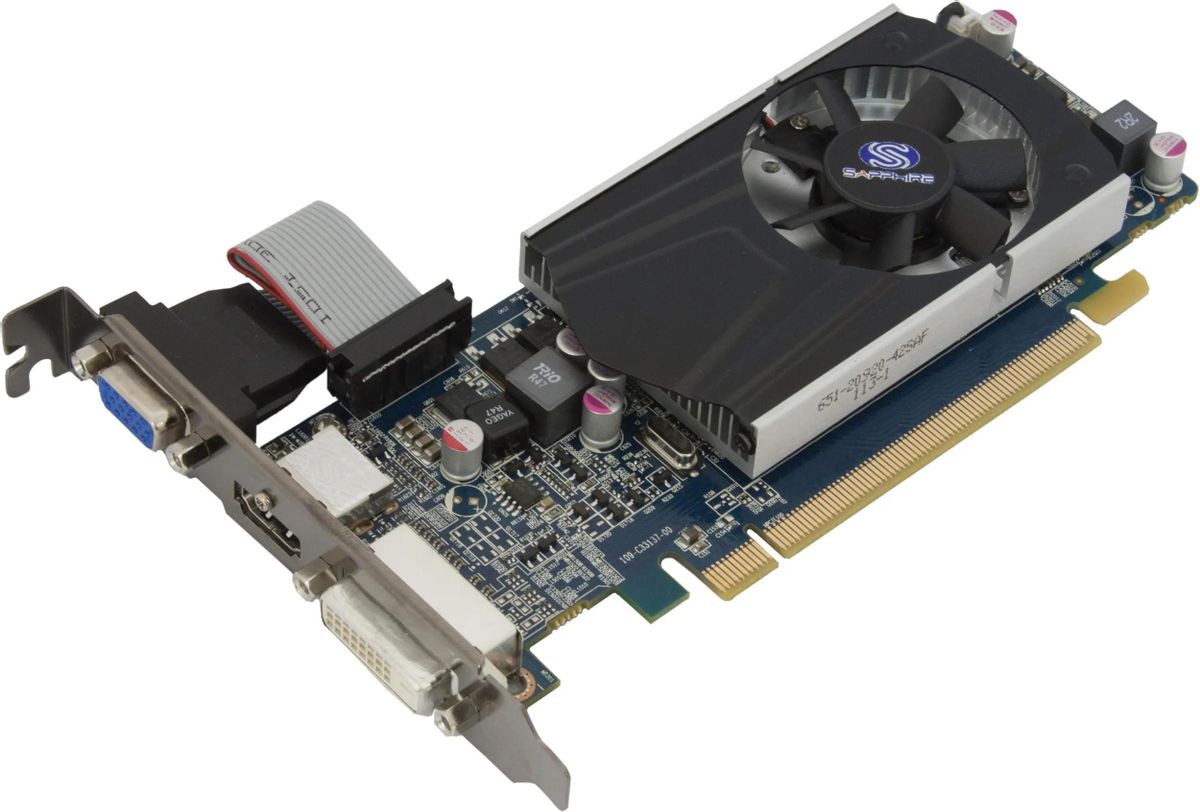 Обзор товара видеокарта Sapphire AMD Radeon HD 6570 1ГБ DDR3, Low Profile,  oem [11191-xx-10g] (609723) в интернет-магазине СИТИЛИНК