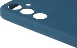 Чехол (клип-кейс) BORASCO Microfiber Case, для Samsung Galaxy A35, синий