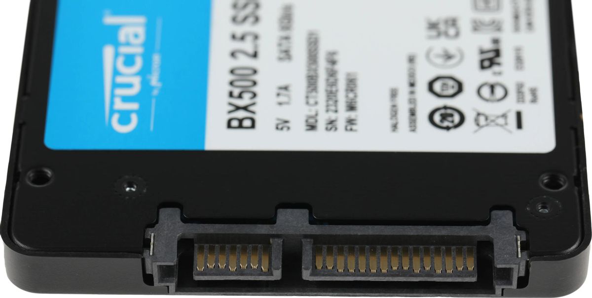 SSD накопитель Crucial BX500 CT500BX500SSD1 500ГБ, 2.5, SATA III, SATA –  купить в Ситилинк | 1856429