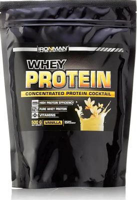 Протеин IRONMAN Whey Protein, порошок , 500гр, ваниль – купить в ...