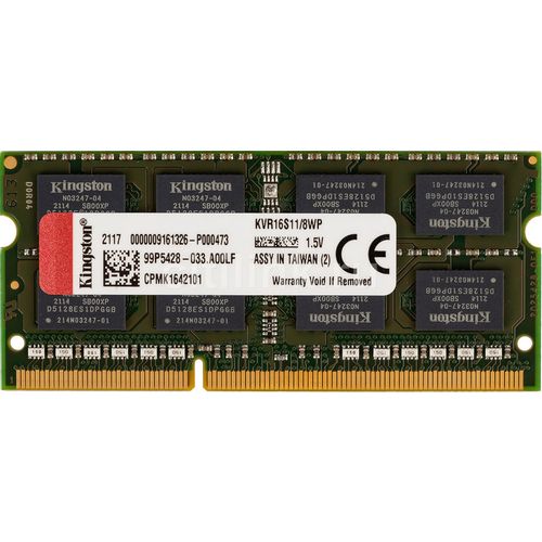 Kingston Модуль памяти Kingston KVR16S11/8WP DDR3 8 ГБ