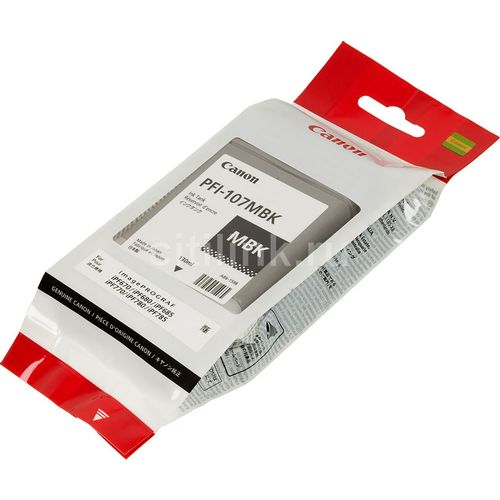Картридж Canon PFI-107MBK, черный матовый / 6704B001