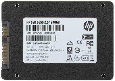 SSD HP S650 240 2.5