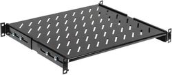 Полка стационарная ITK FS05-600PI-R, 1, 19", черный