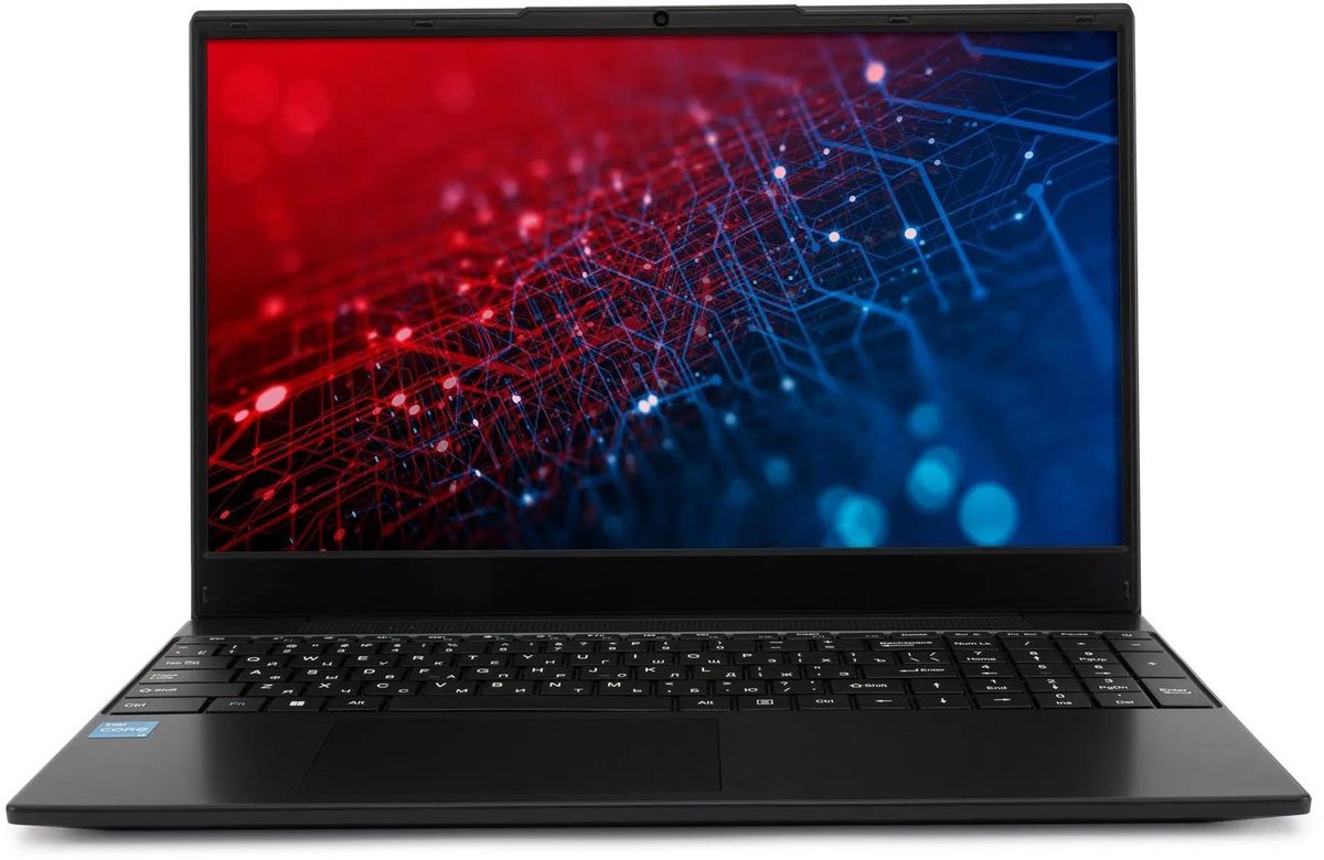 Ноутбук iRU Калибр 15TLG 1914337, 15.6", IPS, Intel Core i5 1155G7, 4-ядерный, 16ГБ 512ГБ SSD,  Intel UHD Graphics  G7, черный