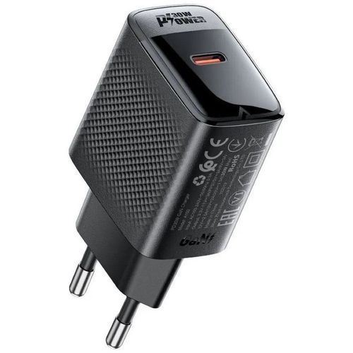 Сетевое зарядное устройство ACEFAST A102, USB-C, 30Вт, 3A, черный [af-a102-bk]