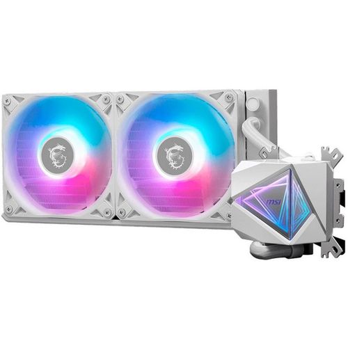 Система водяного охлаждения MSI Mag Coreliquid I240, 4-pin, ARGB, 120мм, белый, retail [306-7zw7e21-c24]