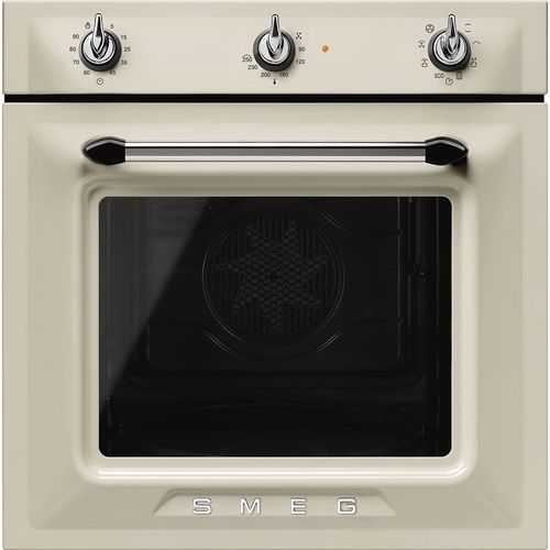 Духовой шкаф электрический SMEG SF6905P1, 70л, дверца с 3 стеклами, кремовый