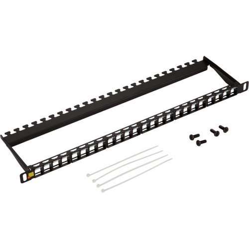 Патч-панель Lanmaster LAN-PPC24OK-UTP 19" 0.5U 24x UTP