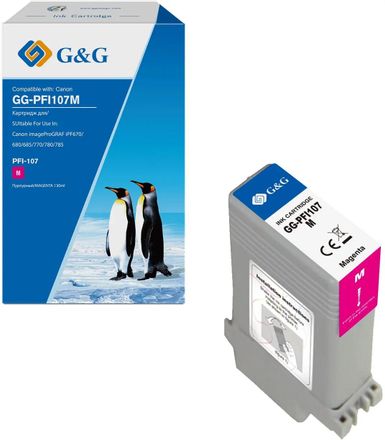 Картридж G&G GG-PFI107M, PFI-107 M, пурпурный / GG-PFI107M