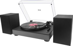 Виниловый проигрыватель MUSIC PUBLIC KINGDOM TT55ATS, ручной, черный