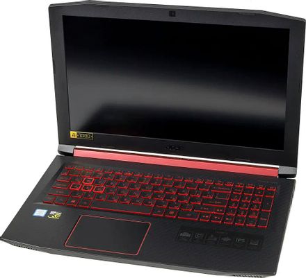 Ноутбук игровой Acer Nitro 5 AN515-52-52SU 15.6", Intel Core i5 8300H 2.3ГГц, 4-ядерный, 8ГБ DDR4, 1000ГБ,  128ГБ SSD,  NVIDIA GeForce  GTX 1050 - 4 ГБ, Linux, черный [nh.q3mer.022]