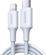 Изображение товара Кабель UGREEN US171,  Lightning (m) -  USB Type-C (m),  2м,  MFI,  3A,  белый [60749]