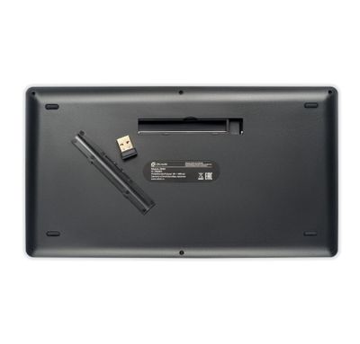 Клавиатура Oklick 845M, USB, Bluetooth/Радиоканал, серый + черный ...