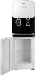 Кулер AEL LC-85C, напольный, компрессорный, push - кран, белый/черный