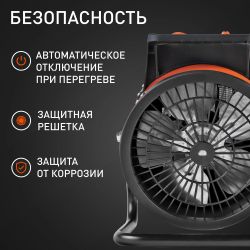 Электрическая тепловая пушка Patriot PTR 5S, 3кВт, оранжевый