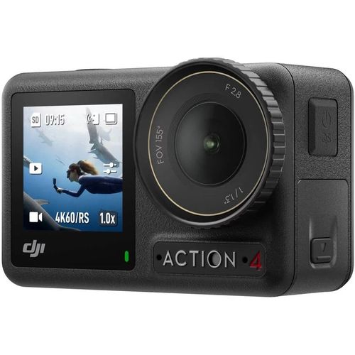 Экшн-камера DJI Osmo Action 4 Adventure Combo 4K, WiFi, серый/ черный
