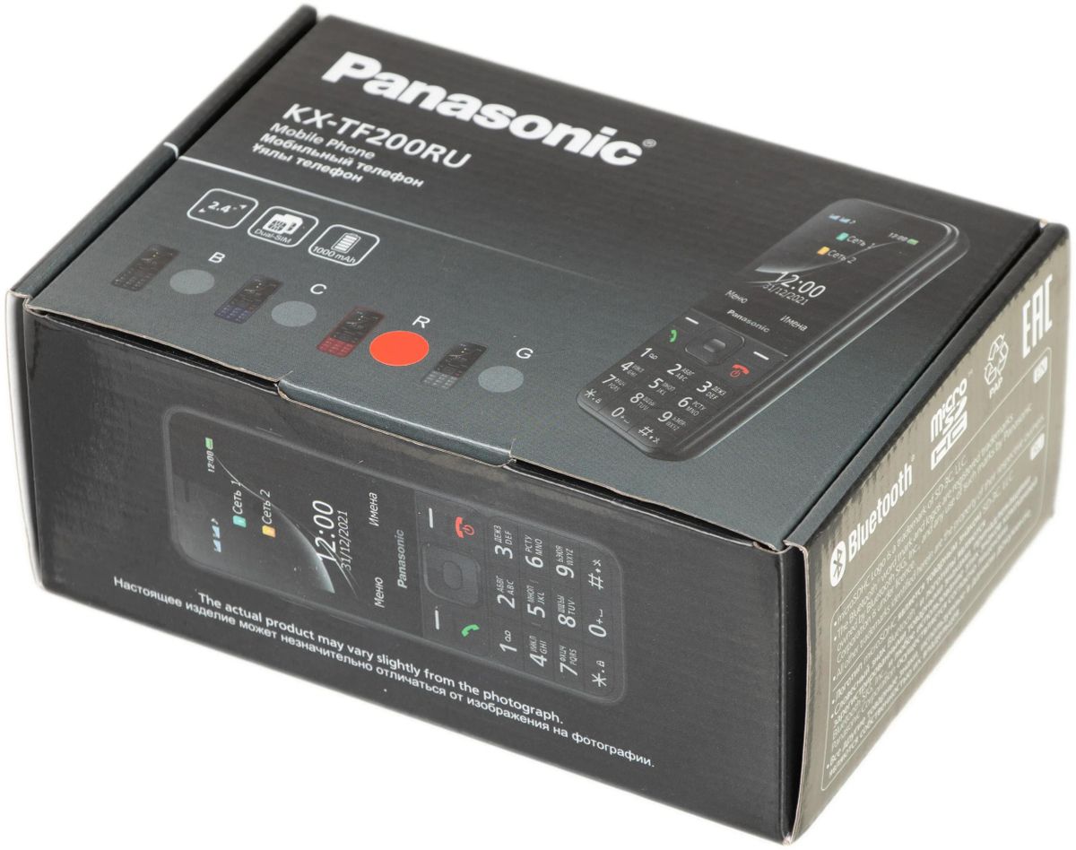 Сотовый телефон Panasonic TF200, красный – купить в Ситилинк | 1474258