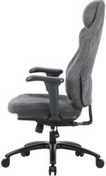 Кресло игровое ZONE 51 Crusader, ткань, до 130кг, серый
