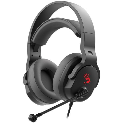 Гарнитура игровая A4TECH Bloody G330p, для компьютера и игровых консолей, мониторные, проводные, черный
