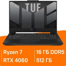 Изображение товара Игровой ноутбук ASUS TUF Gaming A15 FA507NVR-LP040 15.6 IPS Ryzen RTX 4060