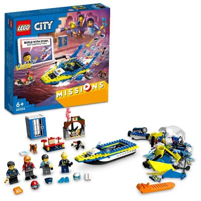 Конструктор Lego City Missions Water Police Detective Missions,  60355