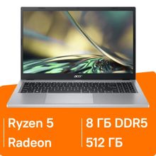 Изображение товара Ноутбук Acer Aspire 3 A315-24P-R00C 15.6 TN AMD Ryzen 5 2.8ГГц 8ГБ 512ГБ SSD Windows нет