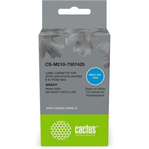 Картридж ленточный Cactus M210-750-7425 для Brady M210/M211/M210-LAB