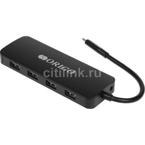 Хаб (разветвитель) ORIGO OU3390SNPD, черный [ou3390snpd/b1]