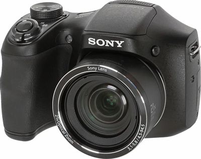 Цифровой компактный фотоаппарат Sony Cyber-shot DSC-H100,  черный