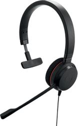 Гарнитура Jabra Evolve 20, проводные, моно, черный