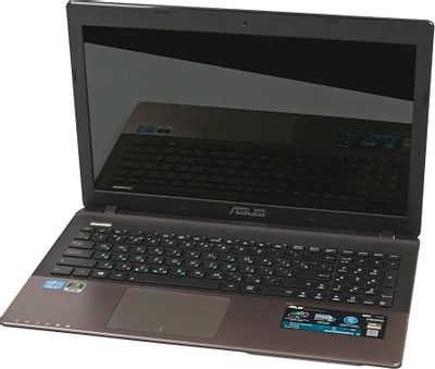 Ноутбук ASUS K55VD-SX023H 90N8DC514W542B5813AY, 15.6", Intel Core i5 3210M 2.5ГГц, 2-ядерный, 4ГБ DDR3, 500ГБ,  NVIDIA GeForce  610M - 2 ГБ, Windows 8, темно-коричневый