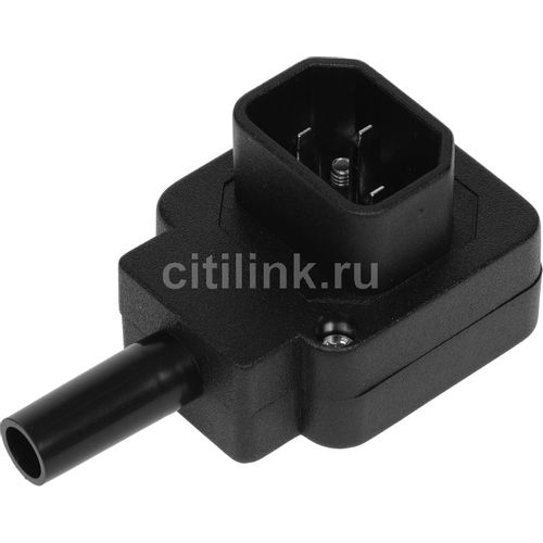 Вилка LanMaster LAN-IEC-320-C14/90, IEC 60320 C14 10A 250V