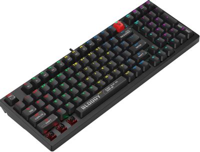 Клавиатура A4TECH Bloody S98, USB, черный [s98 black] – купить в ...