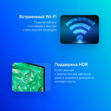 43" Телевизор Samsung UE43DU8000UXRU, Crystal UHD, 4K Ultra HD, черный, СМАРТ ТВ, Tizen OS