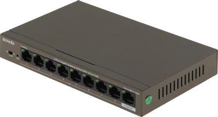 Коммутатор TENDA TEG1109P-8-102W, неуправляемый, 9 RJ-45, 10/100/1000 Мбит/с