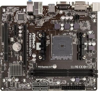 ASRock FM2A68M DG3 Socket FM2 AMD A68H mATX Ret 392649