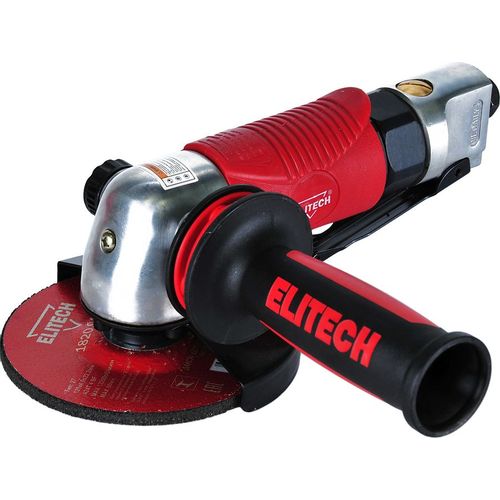 Пневмошлифмашина угловая Elitech 0704.014200, красный /черный
