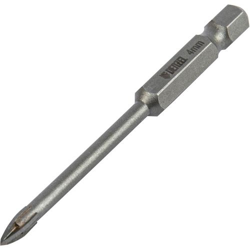 Сверло DENZEL 728023, по плитке, 4мм, шестигранный, 1шт