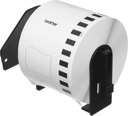 Картридж Brother DK22205, 62мм, черный шрифт, белый фон, 30.48м, DK22205