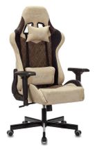 Изображение товара Кресло игровое ZOMBIE VIKING 7 KNIGHT, на колесиках, ткань/экокожа, коричневый [viking 7 knight br]