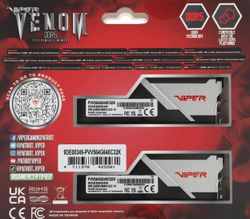 Оперативная память Patriot Viper Venom PVV564G640C32K DDR5 - 2x 32ГБ