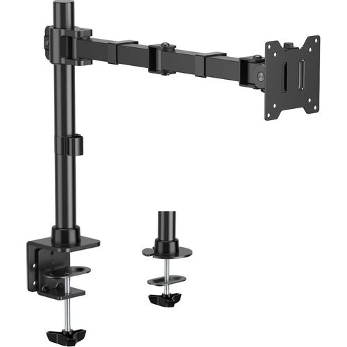 Кронштейн для мониторов Cactus CS-VM-D49-BK, до 49", до 20кг, настольный, поворот и наклон, черный