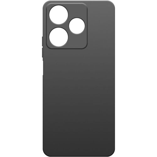 Чехол (клип-кейс) BORASCO Microfiber Case, для Xiaomi Poco M6 4G, черный [73627]