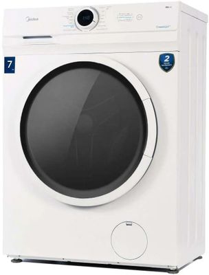 Стиральная машина узкая Midea MF100W70/W, с фронтальной загрузкой, 7кг ...