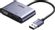 Изображение товара Переходник аудио-видео UGREEN CM449,  USB Type-A (m) -  HDMI (f),  VGA,  ver 1.3,  0.1м, серый [20518]