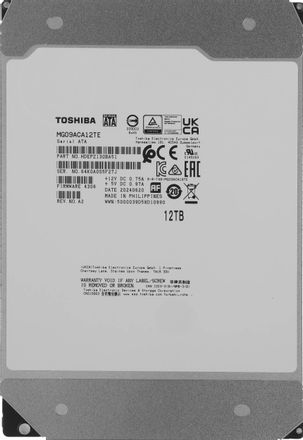 12ТБ Жесткий диск Toshiba Enterprise Capacity MG09ACA12TE, SATA III, 3.5", 7200об/мин