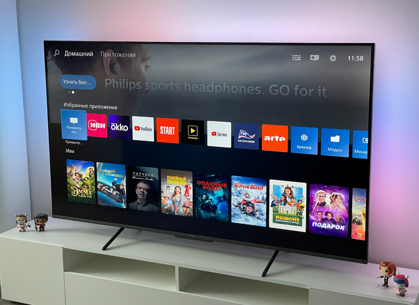 Обзор Philips 70PUS8108: большой недорогой телевизор с Ambilight-подсветкой